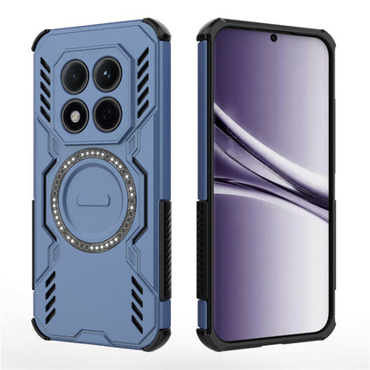 Калъф MagSafe за Xiaomi Poco M8 Pro / Redmi Note 15 Pro+ 5G, Techsuit, ArmorMag, Син