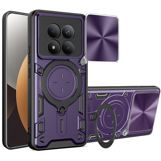 Калъф за Xiaomi Poco M8 Pro / Redmi Note 15 Pro+ 5G, Techsuit, CamGuard Pro, Лилав