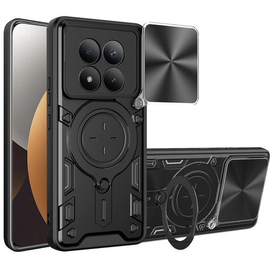 Калъф за Xiaomi Poco M8 Pro / Redmi Note 15 Pro+ 5G, Techsuit, CamGuard Pro, Черен