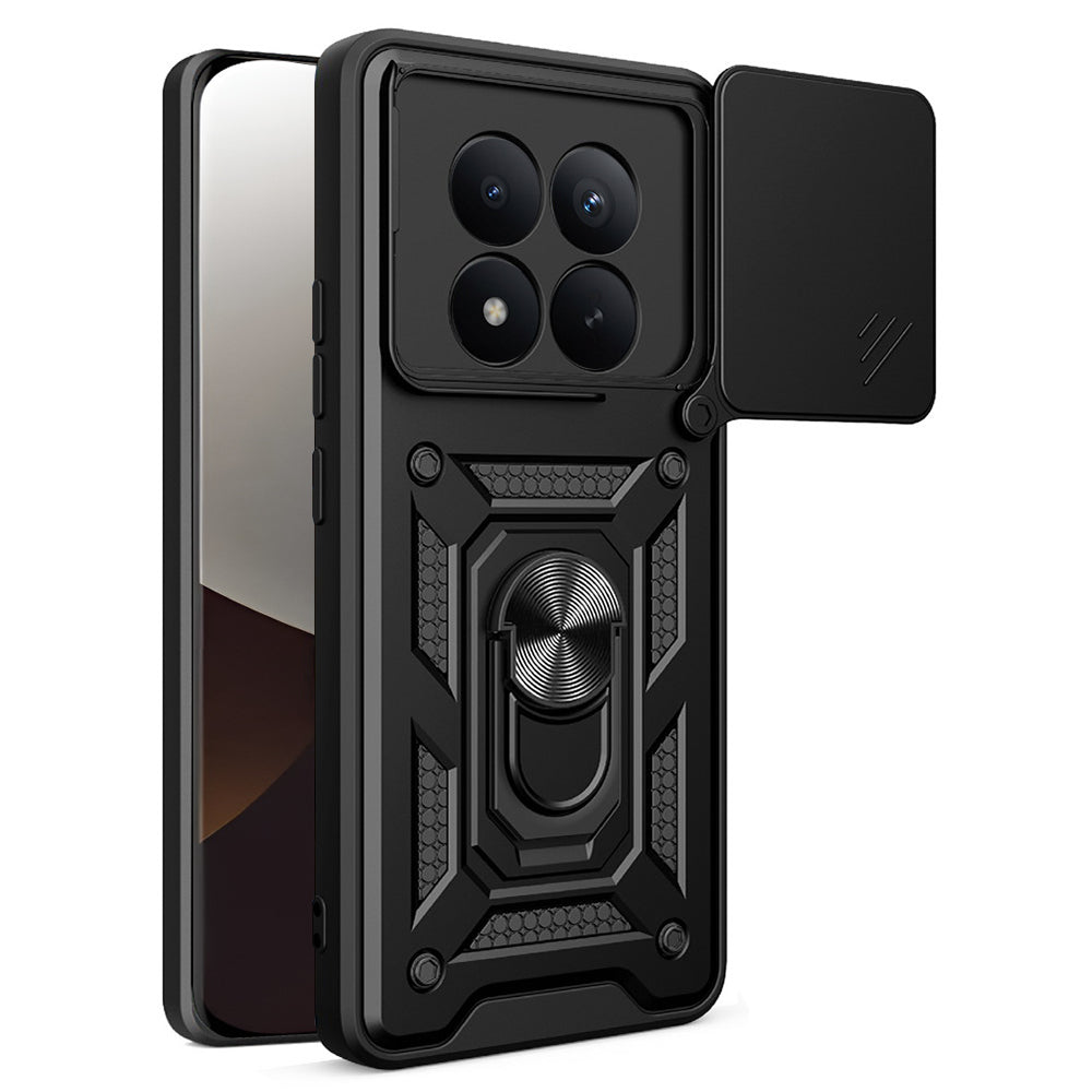 Калъф за Xiaomi Poco M8 Pro / Redmi Note 15 Pro+ 5G, Techsuit, CamShield, Черен