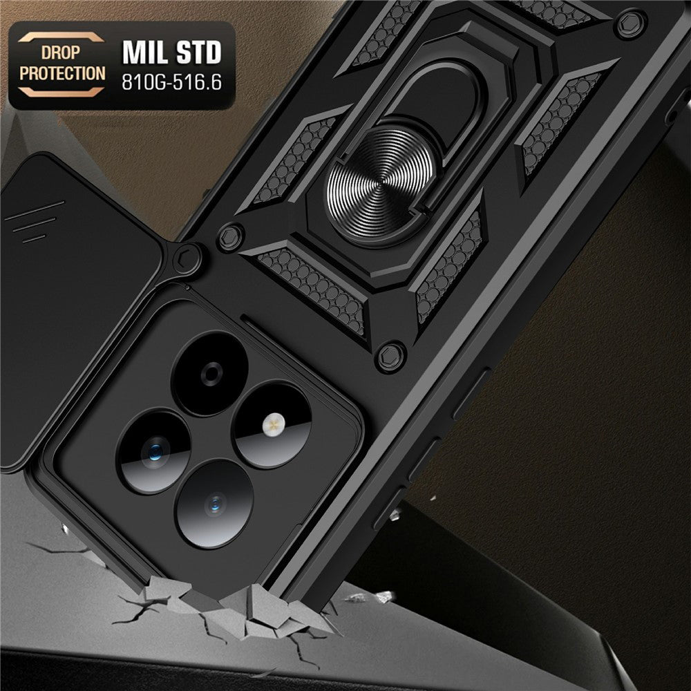 Калъф за Xiaomi Poco M8 Pro / Redmi Note 15 Pro+ 5G, Techsuit, CamShield, Черен