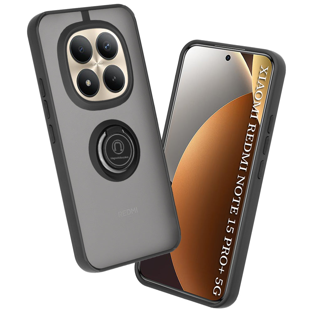 Калъф за Xiaomi Poco M8 Pro / Redmi Note 15 Pro+ 5G, Techsuit, Glinth, Черен