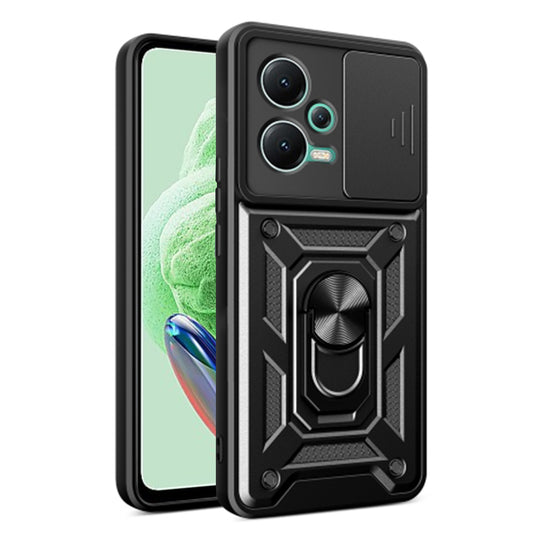 Калъф за Xiaomi Poco X5 / Note 12 5G, Techsuit, CamShield, Черен