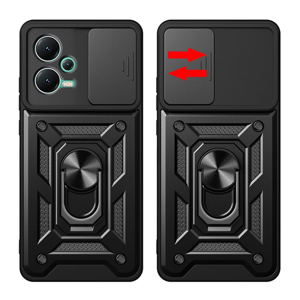 Case for Xiaomi Poco X5 / Note 12 5G, Techsuit, CamShield, Black