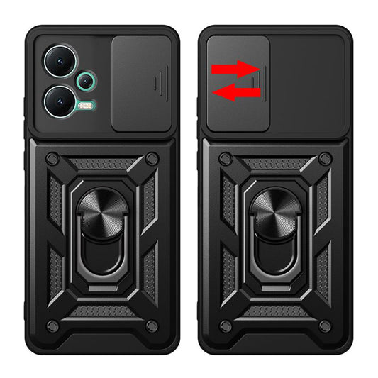 Калъф за Xiaomi Poco X5 / Note 12 5G, Techsuit, CamShield, Черен
