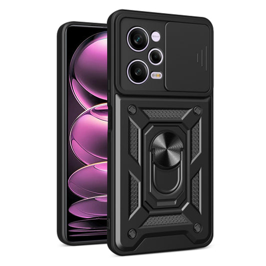Калъф за Xiaomi Poco X5 Pro / Redmi Note 12 Pro 5G, Techsuit, CamShield, Черен