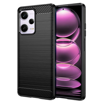 Калъф за Xiaomi Poco X5 Pro / Redmi Note 12 Pro 5G, Techsuit, Карбон, Черен