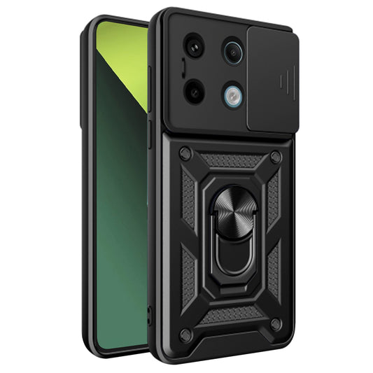 Калъф за Xiaomi Poco X6 / Note 13 Pro 5G, Techsuit, CamShield, Черен