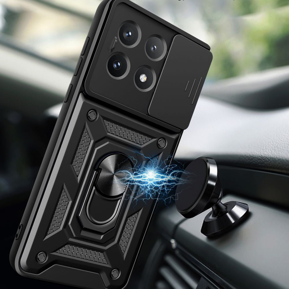 Case for Xiaomi Poco X6 Pro, Techsuit, CamShield, Black