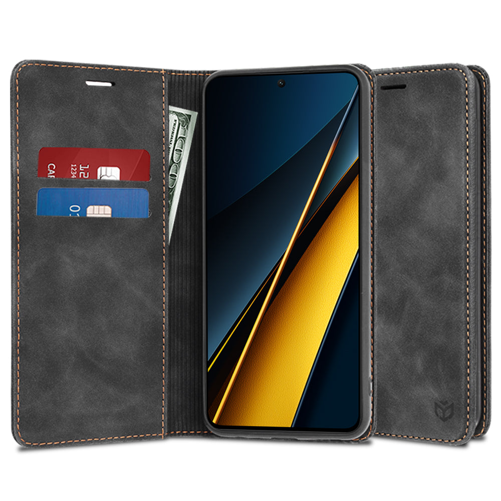 Калъф за Xiaomi Poco X6 Pro, Techsuit, Confy, Черен