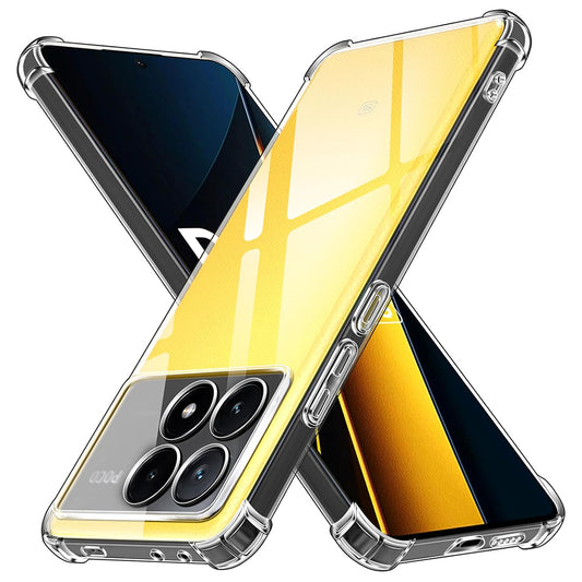 Калъф за Xiaomi Poco X6 Pro, Techsuit, противоударен прозрачен, прозрачен