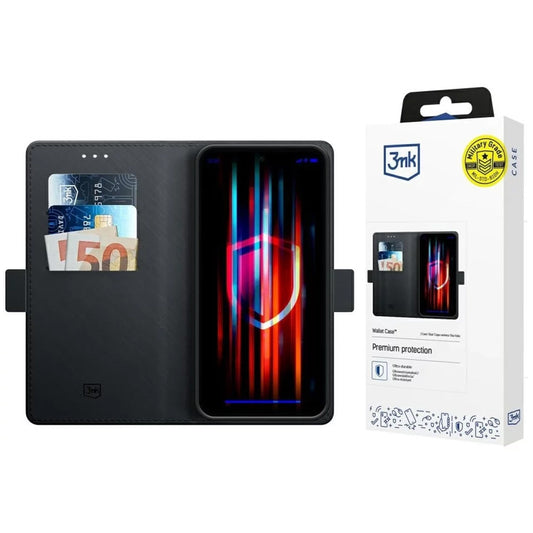 Калъф за Xiaomi Poco X7 / Redmi Note 14 Pro 5G, 3MK, Wallet, Черен