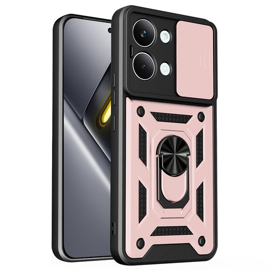 Калъф за Xiaomi Poco X8 Pro Max, Techsuit, CamShield, Розово злато
