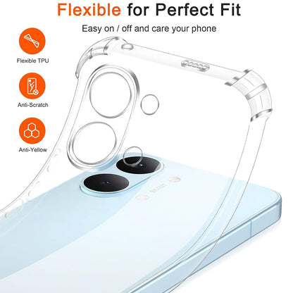 Калъф за Xiaomi Poco X8 Pro Max, Techsuit, Shockproof Clear, Прозрачен