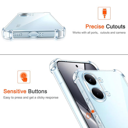 Калъф за Xiaomi Poco X8 Pro Max, Techsuit, Shockproof Clear, Прозрачен