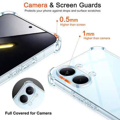 Калъф за Xiaomi Poco X8 Pro Max, Techsuit, Shockproof Clear, Прозрачен