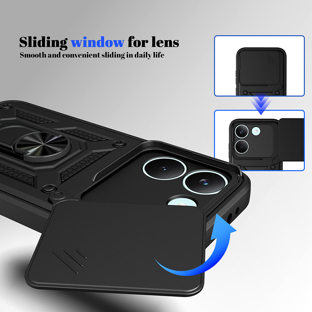 Калъф за Xiaomi Poco X8 Pro, Techsuit, CamShield, Син