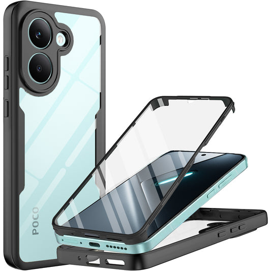 Калъф за Xiaomi Poco X8 Pro, Techsuit, ColorVerse 360, Черен