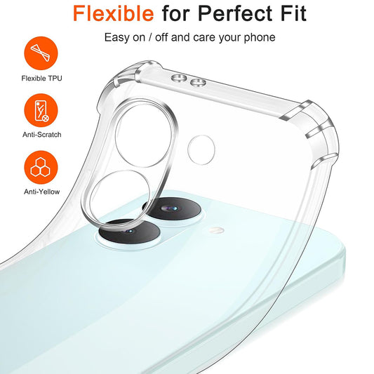 Калъф за Xiaomi Poco X8 Pro, Techsuit, Shockproof Clear, Прозрачен