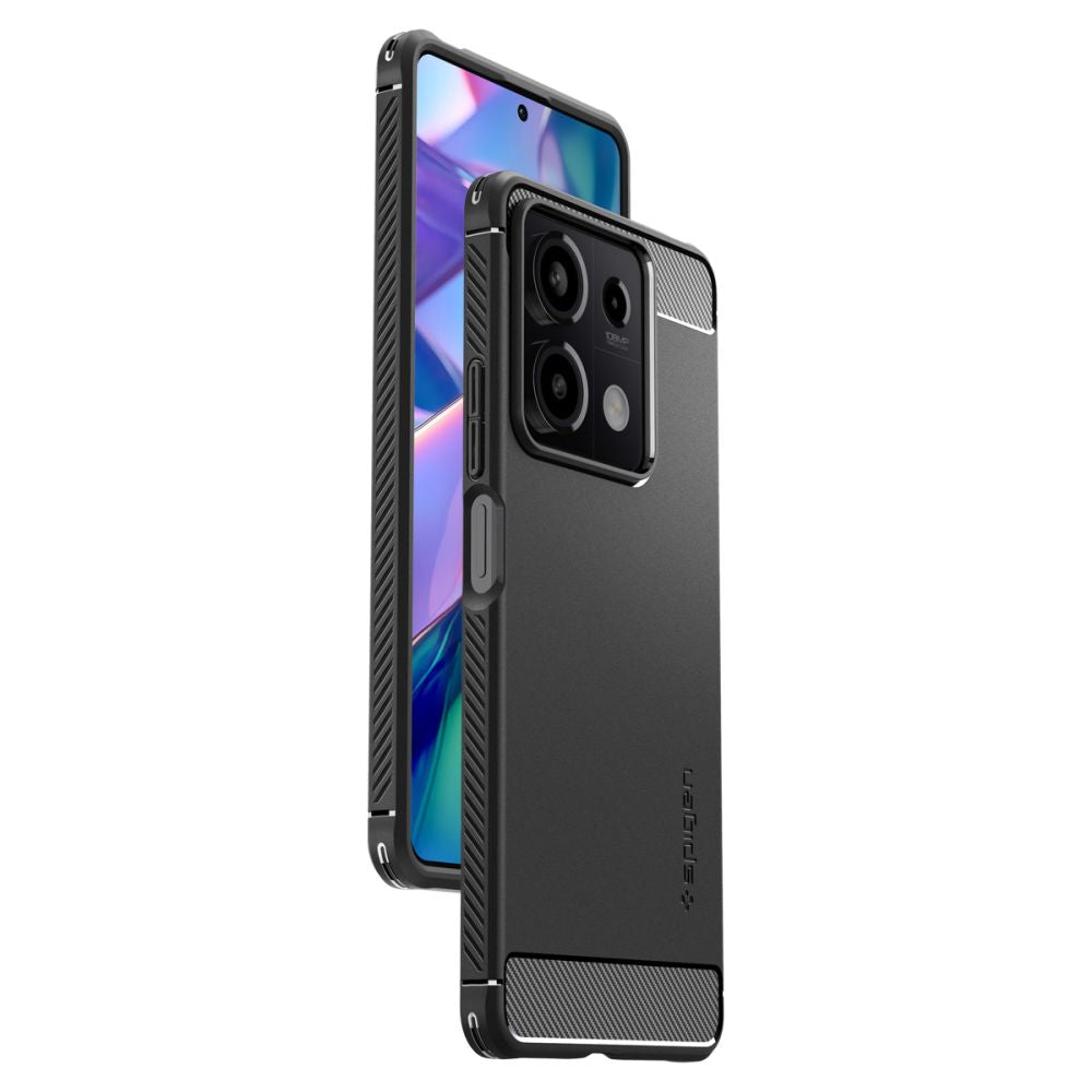 Калъф за Xiaomi Redmi Note 13 5G, Spigen, Rugged Armor, Черен ACS07665