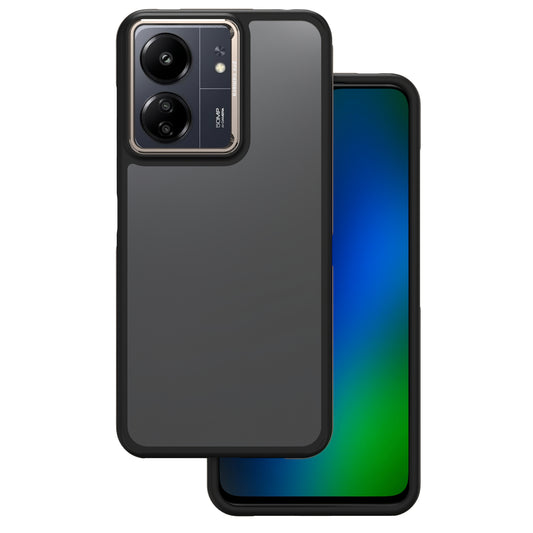 Калъф за Xiaomi Poco M6 / Redmi 13C 5G, OEM, Crystal Black, Сив