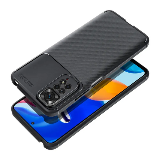 Калъф за Xiaomi Redmi Note 13 5G, OEM, Carbon Premium, Черен
