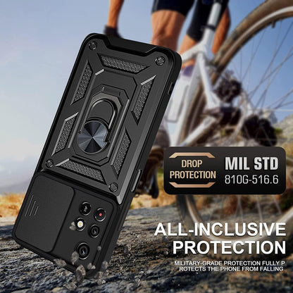 Калъф за Xiaomi Redmi 10 2022 / 10 (2021), Techsuit, CamShield, Черен