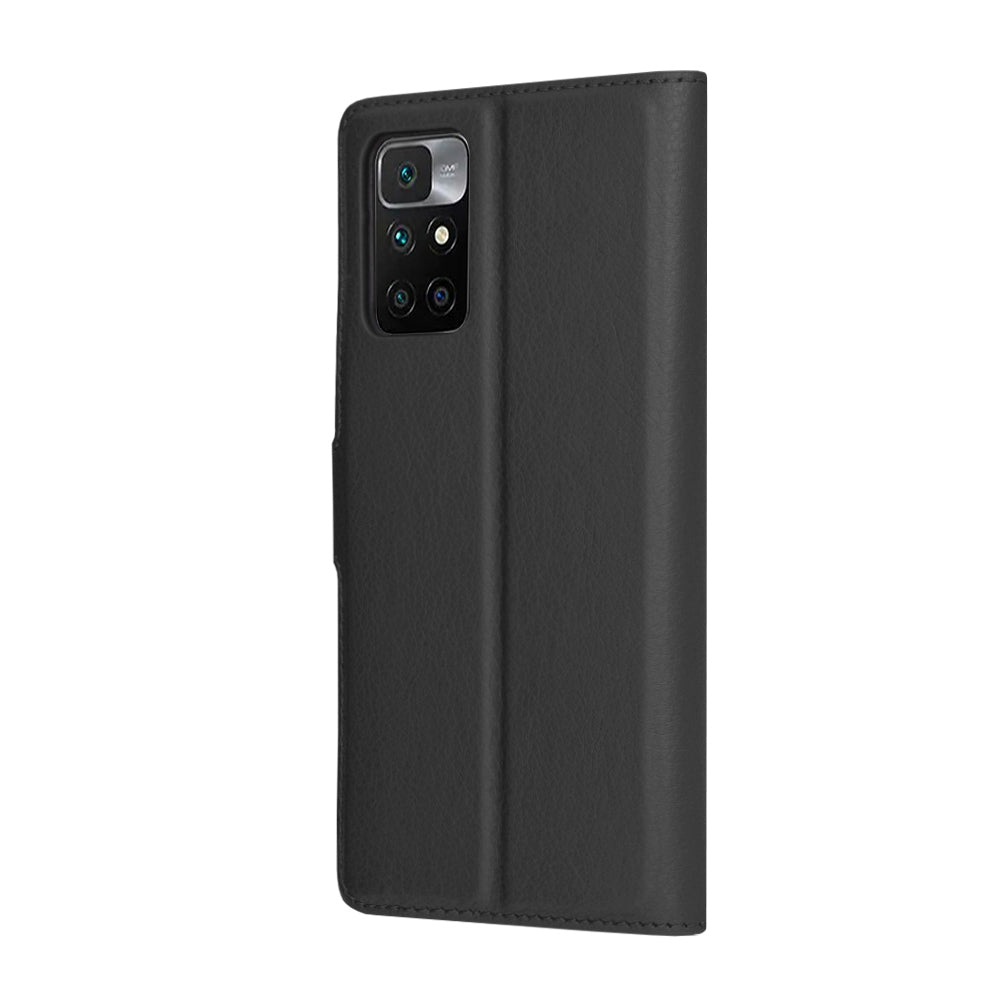 Калъф за Xiaomi Redmi 10 2022 / 10 (2021), Techsuit, Leather Folio, Черен