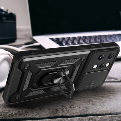Калъф за Xiaomi Redmi 12 5G / 12, Techsuit, CamShield, Черен