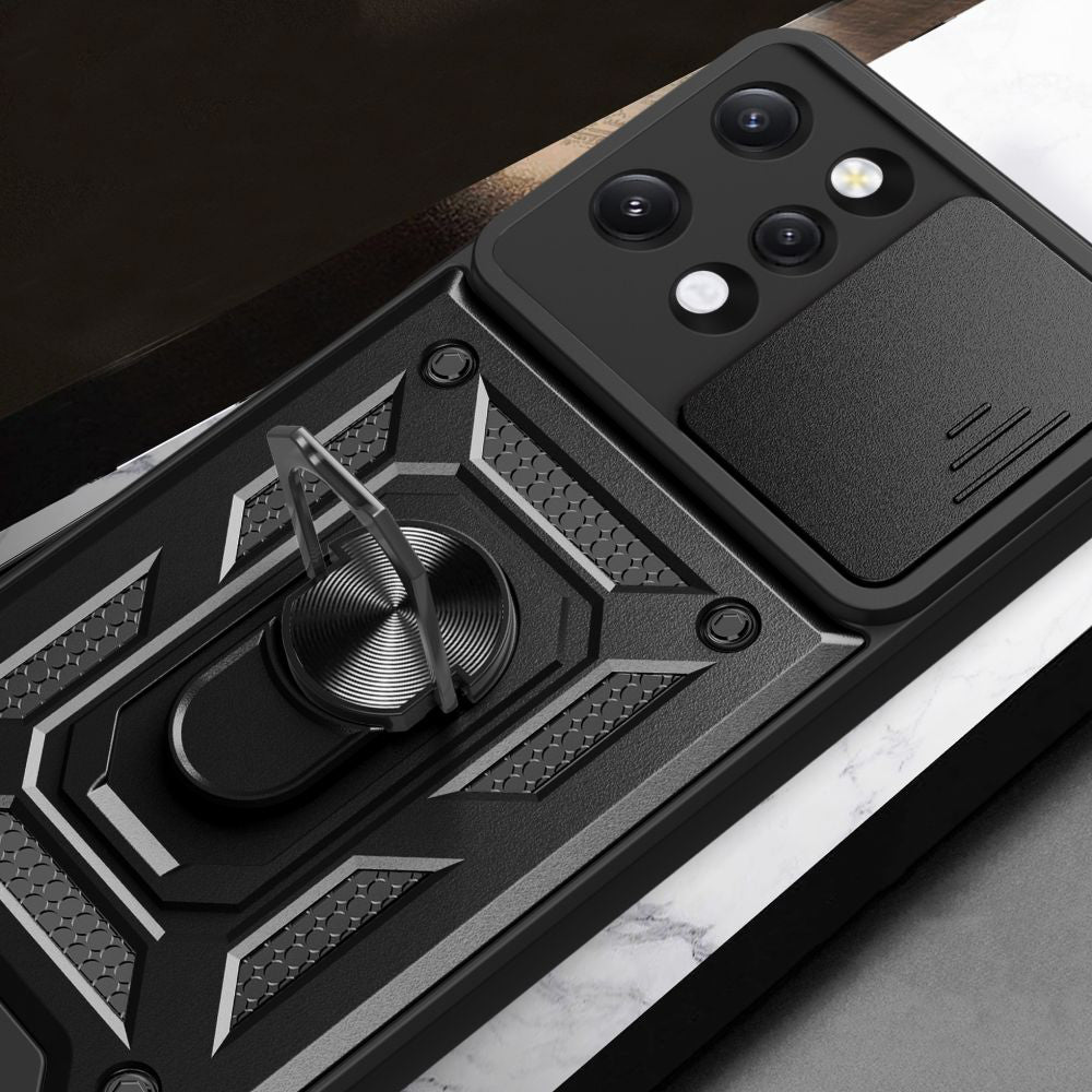 Калъф за Xiaomi Redmi 12 5G / 12, Techsuit, CamShield, Черен