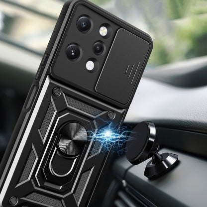 Калъф за Xiaomi Redmi 12 5G / 12, Techsuit, CamShield, Черен