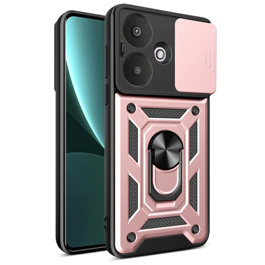 Case for Xiaomi Redmi 13C 5G, Techsuit, CamShield, Pink