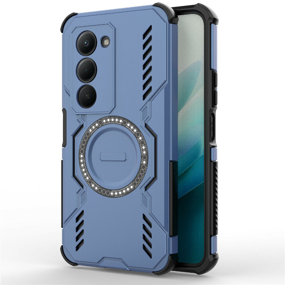 Калъф за Xiaomi Redmi 15 5G / 15 4G, Techsuit, ArmorMag, Син