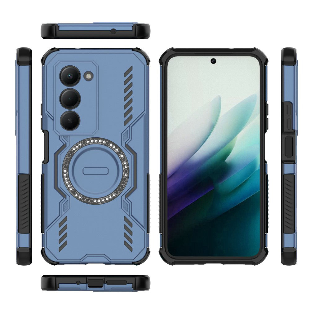 Калъф за Xiaomi Redmi 15 5G / 15 4G, Techsuit, ArmorMag, Син