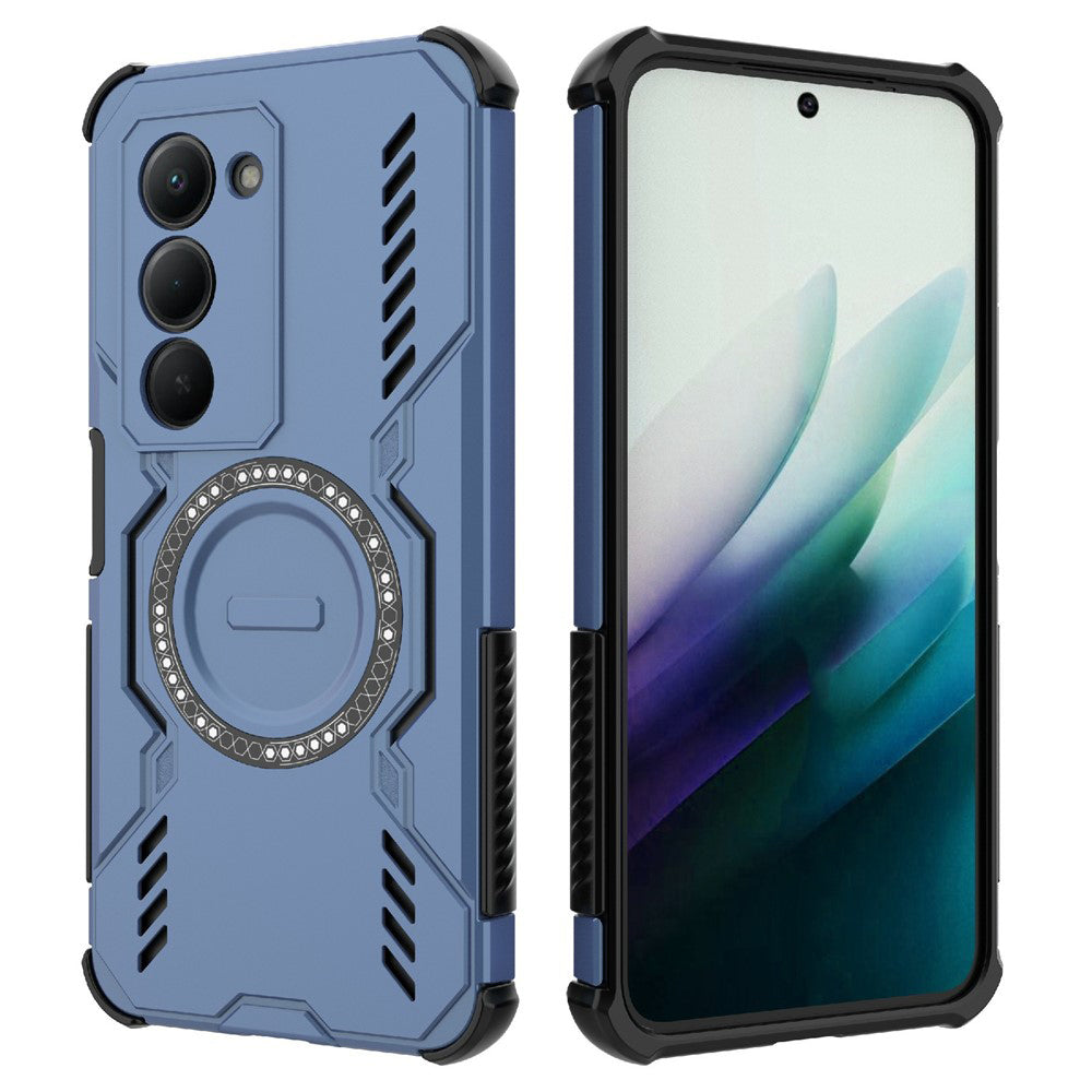 Калъф за Xiaomi Redmi 15 5G / 15 4G, Techsuit, ArmorMag, Син