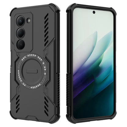Калъф за Xiaomi Redmi 15 5G / 15 4G, Techsuit, ArmorMag, Черен