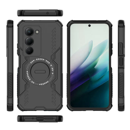 Калъф за Xiaomi Redmi 15 5G / 15 4G, Techsuit, ArmorMag, Черен