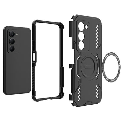 Калъф за Xiaomi Redmi 15 5G / 15 4G, Techsuit, ArmorMag, Черен