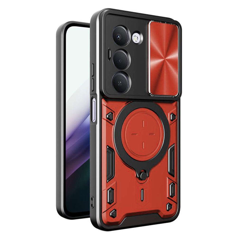 Калъф за Xiaomi Redmi 15 5G / 15 4G, Techsuit, CamGuard Pro, Червен