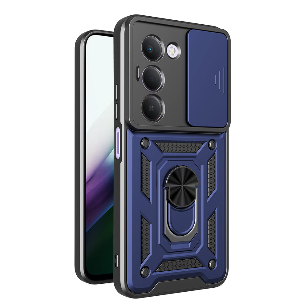 Калъф за Xiaomi Redmi 15 5G / 15 4G, Techsuit, CamShield, Син