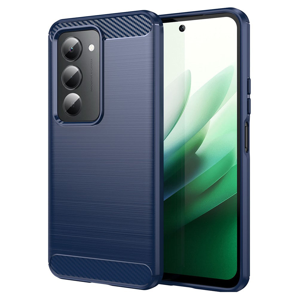 Калъф за Xiaomi Redmi 15 5G / 15 4G, Techsuit, Карбон, Син