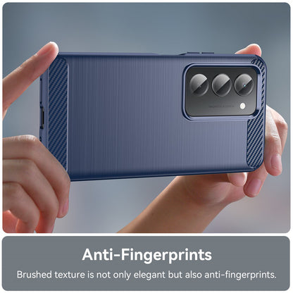 Калъф за Xiaomi Redmi 15 5G / 15 4G, Techsuit, Карбон, Син