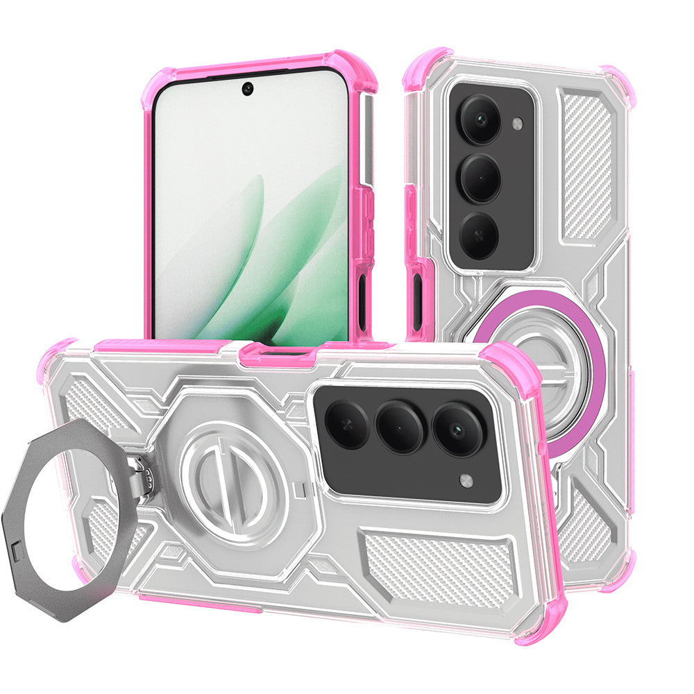 Калъф за Xiaomi Redmi 15 5G / 15 4G, Techsuit, Carbon Shield Pro, Розов