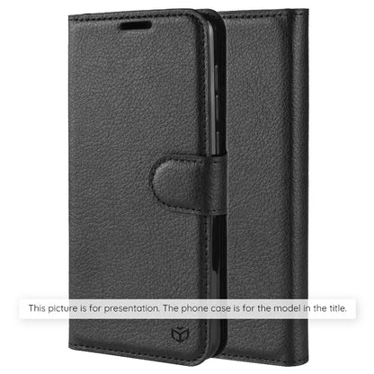 Калъф за Xiaomi Redmi 15 5G / 15 4G, Techsuit, Leather Folio, Черен