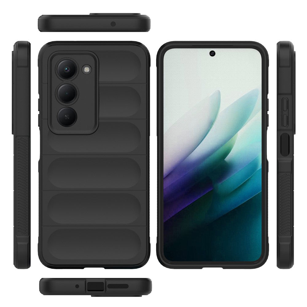 Калъф за Xiaomi Redmi 15 5G / 15 4G, Techsuit, Magic Shield, Черен