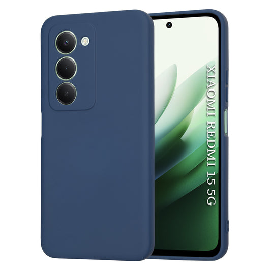 Калъф за Xiaomi Redmi 15 5G / 15 4G, Techsuit, SoftFlex, Тъмносин