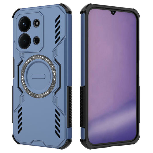 Калъф MagSafe за Xiaomi Redmi 15C 5G / 15C 4G, Techsuit, ArmorMag, Син