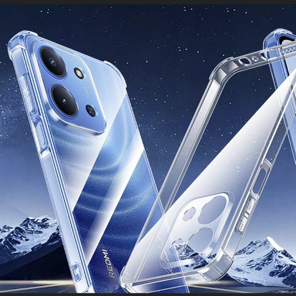 Калъф за Xiaomi Redmi 15C 5G / 15C 4G, Techsuit, противоударен прозрачен, прозрачен