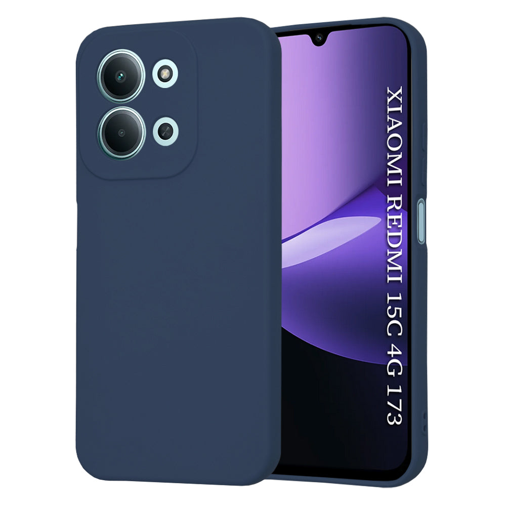 Калъф за Xiaomi Redmi 15C 5G / 15C 4G, Techsuit, SoftFlex, Тъмносин