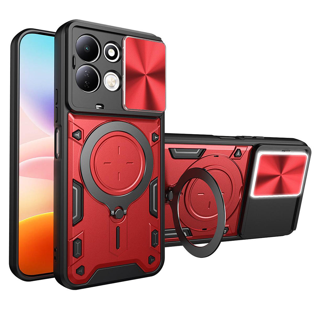 Калъф за Xiaomi Redmi 17 5G / 17 4G, Techsuit, CamGuard Pro, червен
